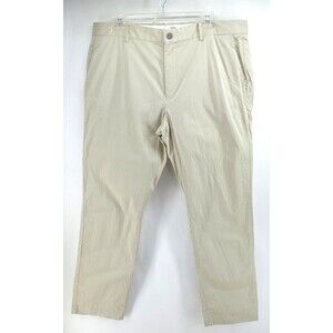 Spoke Lights Pants Mens 36x30 Beige Build B Cotton Casual Chino‎ Trousers
